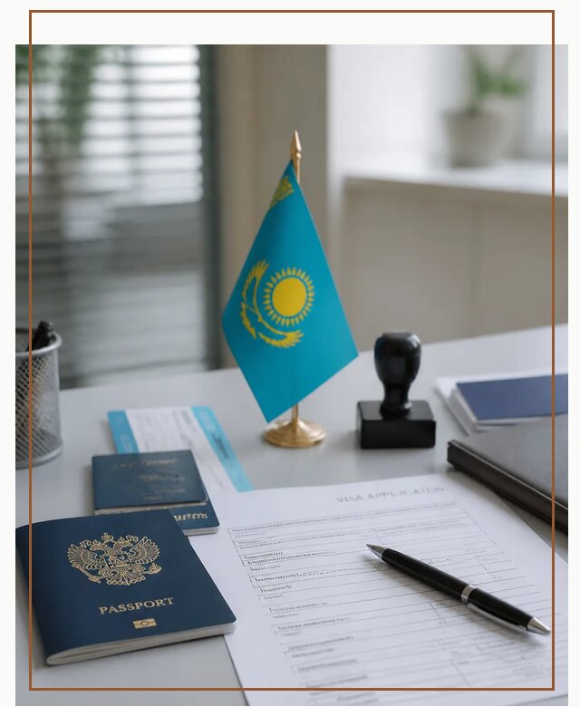 Оформление визы в Казахстан для поездки и работы в Смоленске